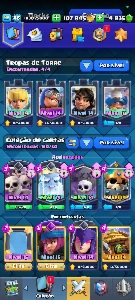 Conta muito boa no Clash Royale com 4mil gemas 