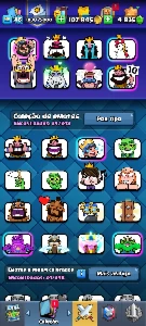 Conta muito boa no Clash Royale com 4mil gemas 