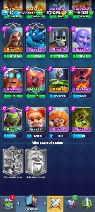 Conta Clash Royale com 4mil gemas 