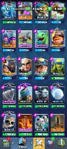 Conta Clash Royale com 4mil gemas 