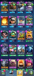 Conta Clash Royale com 4mil gemas 