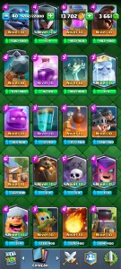 Conta Clash Royale com mais de 2mil