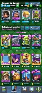 Conta Clash Royale com mais de 2mil