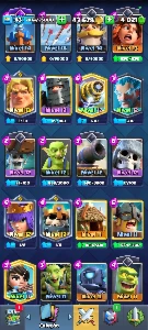Conta Clash Royale com 4mil gemas 