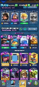 Conta Clash Royale com 4mil gemas 
