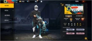 conta free fire lvl 69 calça angelical gel do halloween 2018
