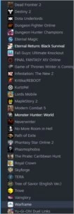 Conta steam antiga com varios jogos