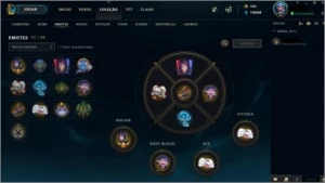 Conta LoL Ouro 5 - League of Legends