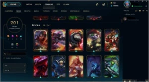 Conta LoL Ouro 5 - League of Legends