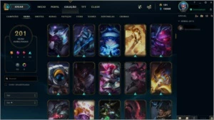 Conta LoL Ouro 5 - League of Legends