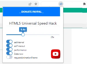 HTML5 Universal Speed Hack Velocidade 100x - Softwares e Licenças