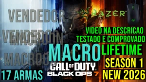Macro - Cod Black Ops 7 Warzone - Mouses Razer