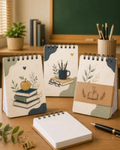 Bloco de Notas com Capa em MDF - Artesanato e Personalizados