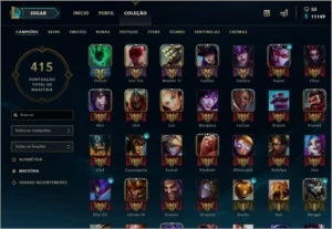 Conta League Of Legends Gold V / 50 Skins / Todos Campeões LOL