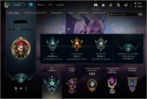CONTA 111 GOLD 2, 82 CAMPEÕES, 75 SKINS 1 PRESTÍGIO - League of Legends LOL