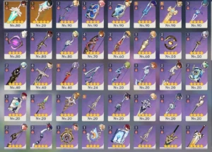 Ar56 América, Navia+ Raiden+ Citlali+ Yae Miko + 10T5 - Genshin Impact