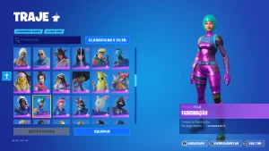 Conta fortnite com muitas skin , wonder, minty, ikonik
