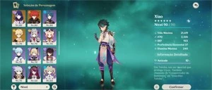 XIAO+SHOGUN RAIDEN+YAE MIKO+LANÇA PRIMITIVA DE JADE E MAIS - Genshin Impact