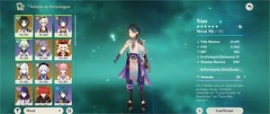 XIAO+SHOGUN RAIDEN+YAE MIKO+LANÇA PRIMITIVA DE JADE E MAIS - Genshin Impact