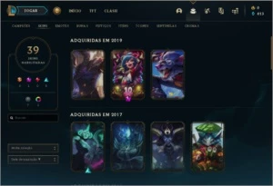 CONTA BARATA E BOA - League of Legends LOL
