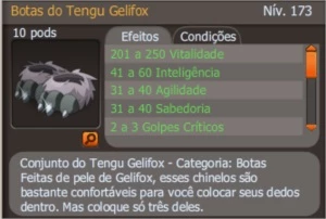 Conjuto Tengu Galifox - Dofus