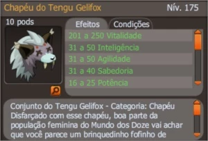 Conjuto Tengu Galifox - Dofus