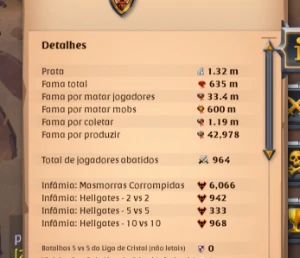 Vende-se conta albion oline com mais de 70m em prata e itens - Albion Online