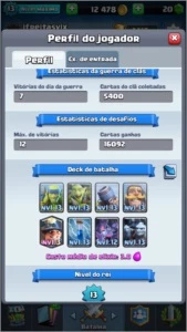 Conta - Clash Royale Liga 04