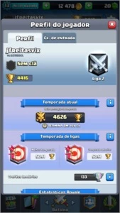 Conta - Clash Royale Liga 04