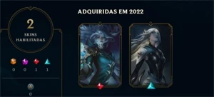 Conta platina 4 67% wr 29W 14L - League of Legends LOL