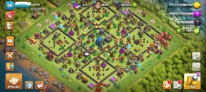 Cv12 ecológica com 1600 gemas - Clash of Clans
