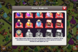 Cv12 ecológica com 1600 gemas - Clash of Clans