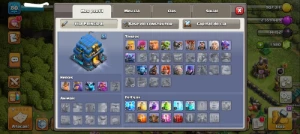 Cv12 ecológica com 1600 gemas - Clash of Clans