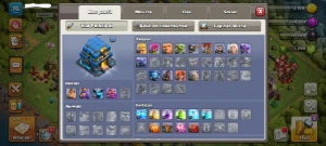Cv12 ecológica com 1300 gemas - Clash of Clans