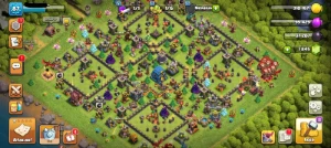 Cv12 ecológica com 1800 gemas - Clash of Clans