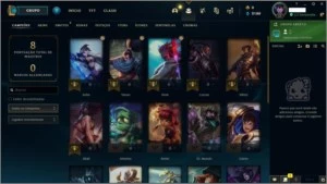 Conta prata II, 23 herois, mid-top laner. - League of Legends LOL