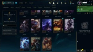 Conta prata II, 23 herois, mid-top laner. - League of Legends LOL