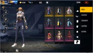 Conta Lv60 Free Fire bem gemada