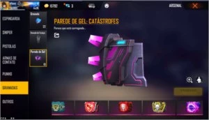 Conta Lv60 Free Fire bem gemada