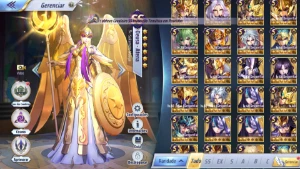 Conta SSA lvl 69 A4 - Saint Seiya Awakening