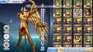 Conta SSA lvl 69 A4 - Saint Seiya Awakening