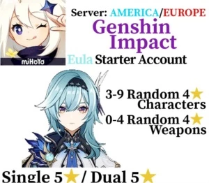 Eula Starter Account - Genshin Impact