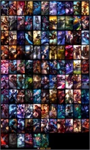 LEAGUE OF LEGENDS CONTA - PLATINA 100 SKINS LOL