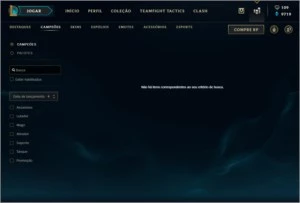 Conta League of Legends 156 Skins LOL