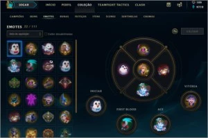 Conta League of Legends 156 Skins LOL