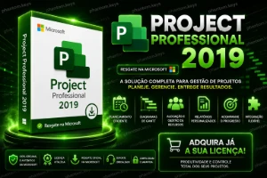Project Pro 2019 - Resgate Na Microsoft! - Softwares e Licenças
