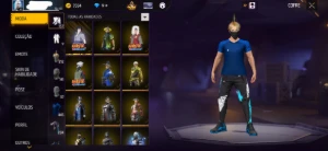 Conta Free Fire Gemada