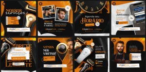 Arte Barbearia PSD Premium (Design Editável e Profissional) - Outros