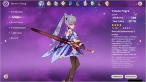 GENSHIN IMPACT - AR41 - GANYU + ALBEDO + KEQING + HARPA