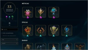 Conta / League of Legends / 224 Skins / Level 225+ LOL